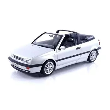 Norev 1/18 volkswagen golf 3 Cabriolet 1995 silver NOREV GOLF III CABRIOLET mini car