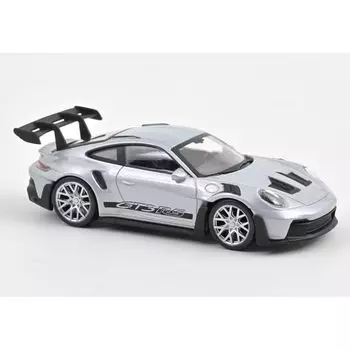 Norev 1/54 porsche 911 992 GT3 RS 2022 серебристый мини-автомобиль NOREV JET CAR [продукт]