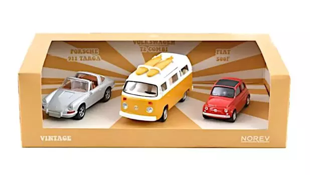 Norev Gift BOX Набор из 3 винтажных готовых изделий 1/43 Jet-car
