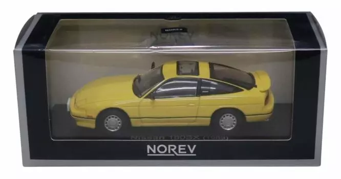 Norev Nissan 180SX 1989 Yellow Finished Product 420145 1/43
