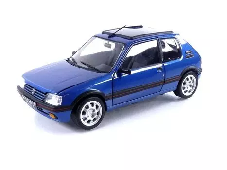 Norev Peugeot 205 GTi Sunroof 1992 Miami Blue 1/18 1.9