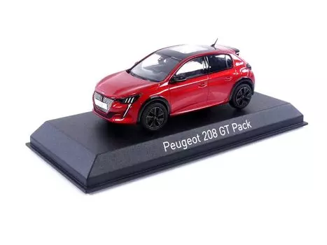 Norev Peugeot 208 GT Pack 2022 Elixir Red Завершенный продукт 1/43