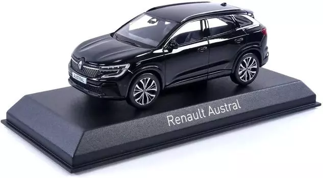 NOREV Renault Austral Mini Car RENAULT AUSTRAL 2022 Diamond Black 1/43 [Item] чёрный