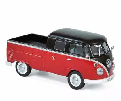 Norev Volkswagen T1 Double Cabin 1961 1/43 Красный/Черный красный