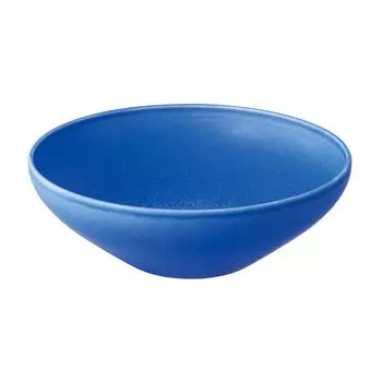 Noritake Bowl 25cm Orridge Microwave Safe Dishwasher Safe 1 Piece Blue Fine Porcelain (Premium White) 10-589J/94908