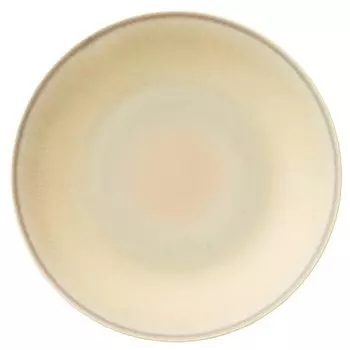 Noritake Coupe Plate 28cm Orridge Microwave Safe Dishwasher Safe 1 Piece Yellow Fine Porcelain (Premium White) 10-634J/94921