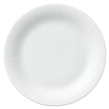 Noritake Couppu Rate Conifer Microwave Safe Dishwasher Safe 1 Piece White Fine Porcelain 27.5cm (White) 1708L/90020