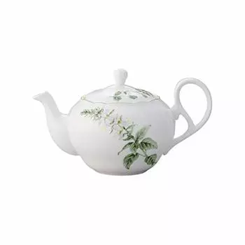 Noritake English Herbs, диаметр тела примерно. 12,5 см, длина примерно. 20см (включая ручку), высота ок.. 11,5 см, емкость примерно. 600 куб.см, 01: Чайник