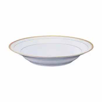 Noritake глубокая тарелка Hampshire Gold 1 шт. золотой тонкий фарфор 22,5 см 4335L/91398