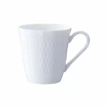 Noritake Mug 300cc Cher Blanc Microwave Safe Dishwasher Safe Fine Porcelain (Premium White) T94855/1655