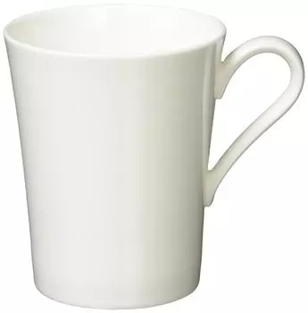 Noritake Mug 310cc Riso Forte 1 piece White Bone China 93755C/4955