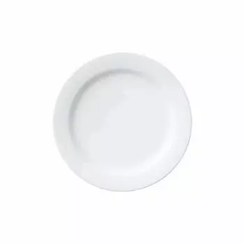 Noritake Plate 18cm Arctic White Microwave Safe Dishwasher Safe 1 Piece White Fine Porcelain (White) 91512/4000