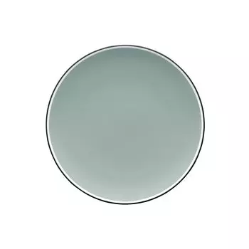 Noritake Plate 19cm Color Trio Graphite Microwave Safe Dishwasher Safe 1 Piece Black Fine Porcelain 4394/12211