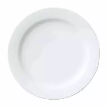 Noritake Plate 27cm Arctic White Microwave Safe Dishwasher Safe 1 Piece White Fine Porcelain (White) 91520/4000