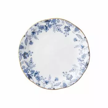 Тарелка Noritake 2 см, синяя, соррентино, 1 шт., синий костяной фарфор, диаметр прибл.. 18,5 см, высота прибл.. 4562Л/59315А