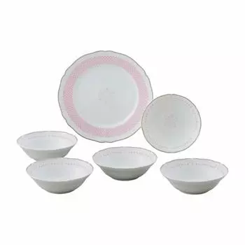 Noritake Plate Bowl 27cm Daisy Microwave 1 5 Pink Fine Porcelain & Set, Plate, 16.5cm Bowl, Bell, Safe, Plate, Bowls, PB2007/1705