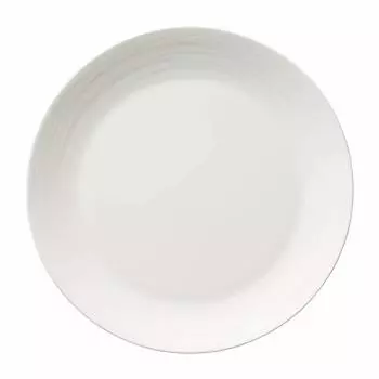 Noritake Plate Conjunto Microwave Safe Dishwasher Safe 1 Piece White Bone China 24.5cm 93921/4943