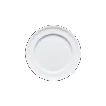 Noritake Plate Proposal Color Line Microwave Safe Dishwasher Safe 1 Piece White Fine Porcelain 15.5cm (White) 10-682L/96812