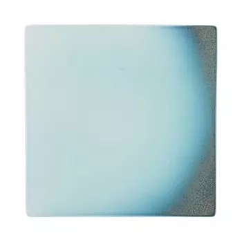 Noritake Square Flat Plate Orridge Microwave Safe Dishwasher Safe 1 Piece Light Blue Fine Porcelain 23.5cm (Premium White) 10-588J/94918