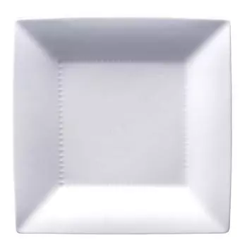 Noritake Square Plate 23cm Rizmo White Microwave Safe Dishwasher Safe Fine Porcelain T5342A/1610