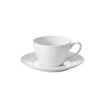 Noritake Tea Coffee Cup 200cc Conifer Microwave Safe Dishwasher Safe 1 Piece White Fine Porcelain (White) 1708L/90087C