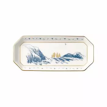 Noritake Tray Moomin 1 Piece Moominpappa Goes to the Sea Bone China White 18.5cm TG54806/N-091L белый