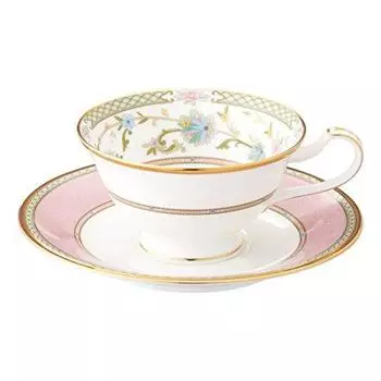 Noritake Y59587/9983-7 Cup & Saucer (For Both Coffee and Tea) 220cc Yoshino Pink Bone China