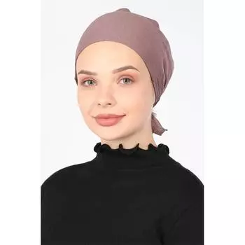 Норковая чепка из чесаного хлопка Miray с лайкрой