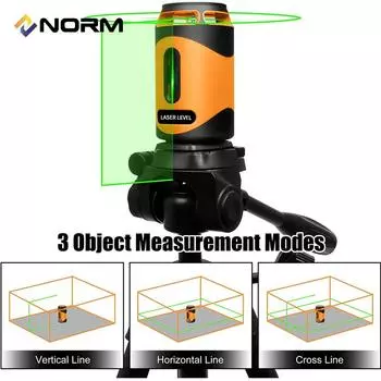 NORM Новое поступление лазерный уровень зеленый 2 линии 5 линий магнитное основание и заряжаемые уровни L-Stand