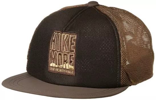 North All Mesh Graphics Cap Unisex High Breathability Brown M [The Face] коричневый