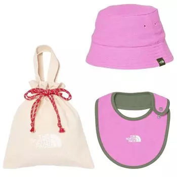 North Baby Hat Bib Set Violet Crocus BM [The Face] &
