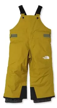 North Baby Snow Insulation Bib Unisex Thermal Waterproof Snow Sports Sulfur Moss 90 [The Face]
