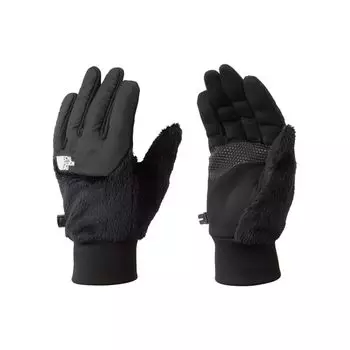 North Denali Cold Touch Panel L [The Face] Перчатки E-tip, унисекс, флис, защита, смартфон, совместимый, черный, чёрный