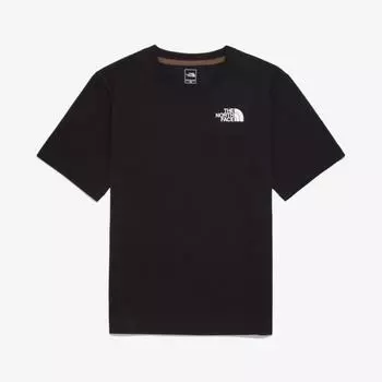 North Face Kids Tnf Hangul Short Sleeve Round Tee Black Nt7ur28w BLACK/110