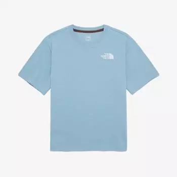 North Face Kids Tnf Корейская футболка с коротким рукавом, круглая, небесно-голубая Nt7ur29u SKY BLUE/110