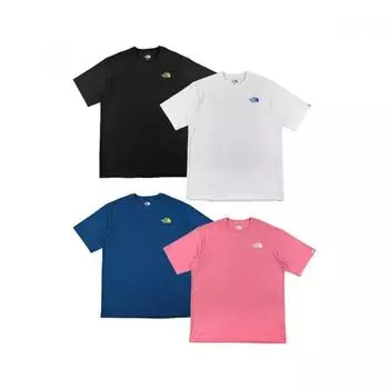 [North Face] Круглая футболка North Face с коротким рукавом и полукуполом Nt7ur07 NT7UR07J_Black (BLK)/090(S)