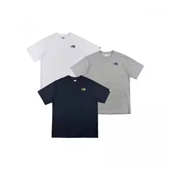 [North Face] Круглая футболка с коротким рукавом и цветочным принтом North Face Nt7ur08 NT7UR08J_DARK GRAY (DNA)/085(XS)