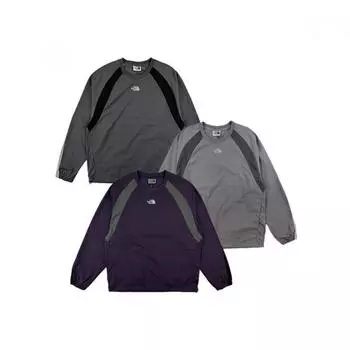 North Face North Face Bandon Woven Crewneck Nm5mq53 NM5MQ53J_DARK GRAY (DGY)/85(XS)