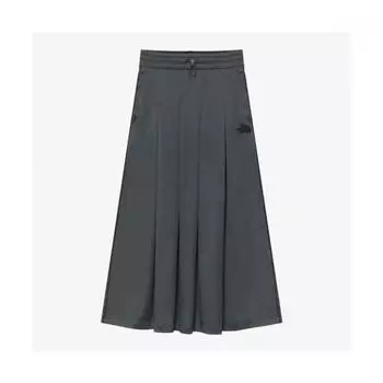North Face Store Genuine North Face The North Face Nk6nr31k White Label Women S Satin Flared Skirt Charcoal CHARCOAL GREY/65