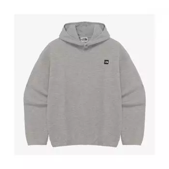 North Face Store Genuine North Face The North Face Nm5pr01k White Label Waffle Hoodie Pullover Melinge Grey 179 MELANGE GREY/90