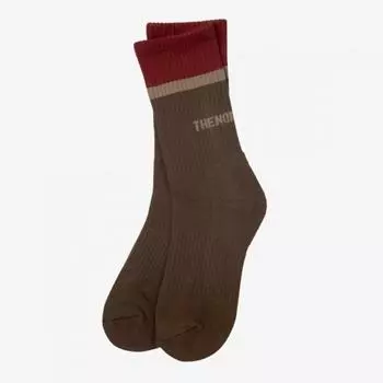 North Face White Label Mid Socks Ny4mq50m Brw 240MM(M)