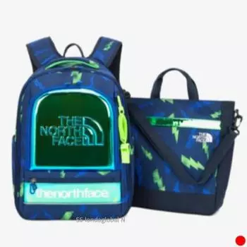 North Face Wide Boys Elementary School Backpack Set Recommended Blue