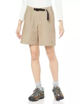 North Magma Shorts Water Repellent Stretch Kelp Tan L [The Face] Women s