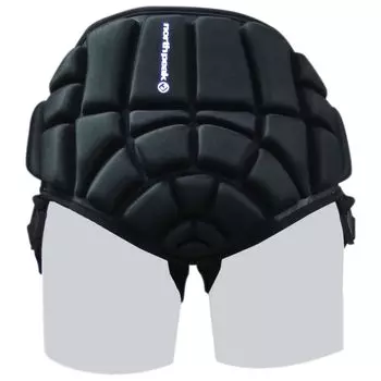 Защита бедра north peak для сноуборда, скейтборда, роликовых коньков, лыж, для детей и подростков, совместима с BK [размер 100-140 см] NP-2115 чёрный