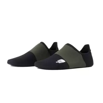 North Portable Solipper New Taupe Black M [The Face] Green/TNF