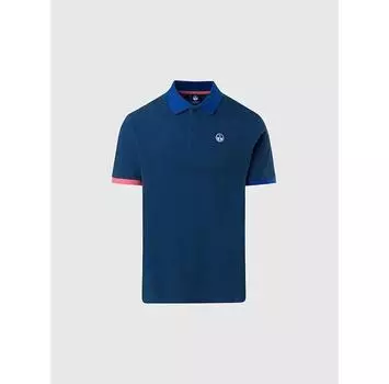 North Sails Combo Colors Cuff поло с короткими рукавами M