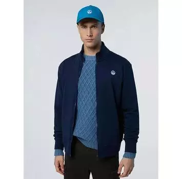 North Sails Logo full zip свитшот L