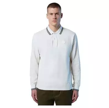North Sails Logo поло с длинными рукавами S