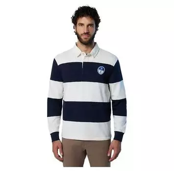 North Sails Logo поло с длинными рукавами M