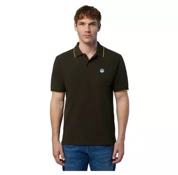 North Sails Striped In Contrast поло с короткими рукавами XS